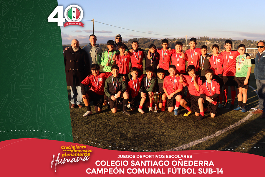 campeon comunal sub 14 min