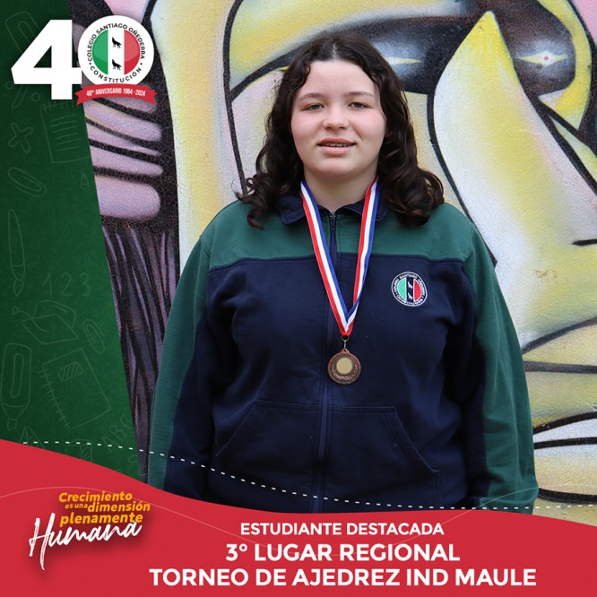 ESTUDIANTE DESTACADA Gabriela Lizama